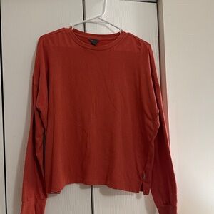 Eddie Bauer Coral Pink Textured Top